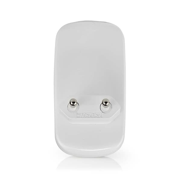 Nedis Plug-In LED Yövalo | Liiketunnistin | Hämärätunnistin | 0.55 W | 11 lm | Lämmin Valkoinen