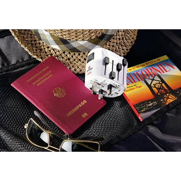 Hama Reseadapter Världen Pro EU-WORLD 3-stift