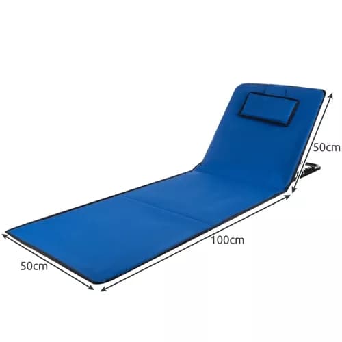 Strandmatta med Ryggstöd - Solstol
