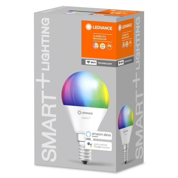 LEDVANCE SMART+ mi-ba 40W/RGBW frostad E14 WiFi - C