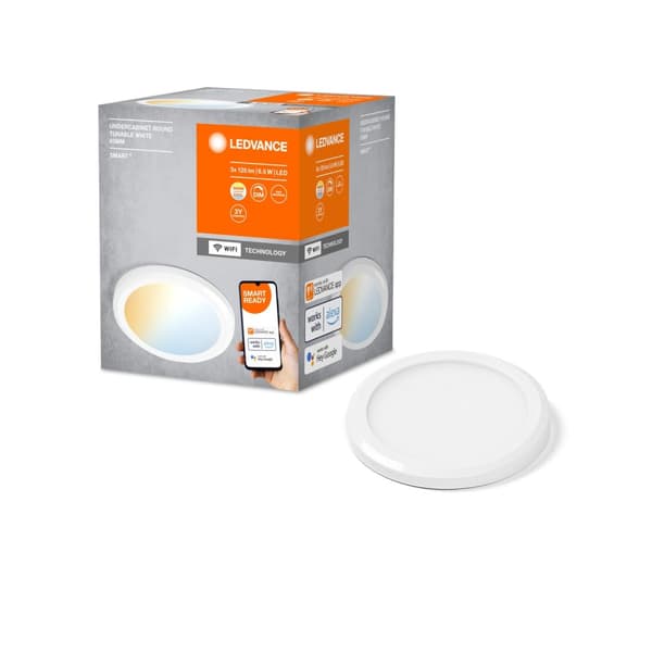 LEDVANCE SMART+ U Skåp rnd 6,5W/827-865 83mm 3 pak WiFi