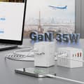 Miniatyrbilde 4 av 4: Dudao A35 Universal Travel Adapter White