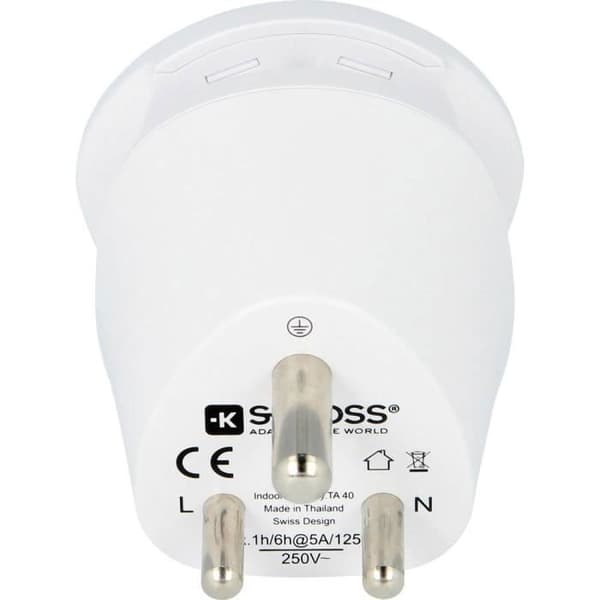LADDARE - NÄTADAPTER | Skross CO W till IND Reseadapter 1.500215-E CO W till IND 1 st (s)