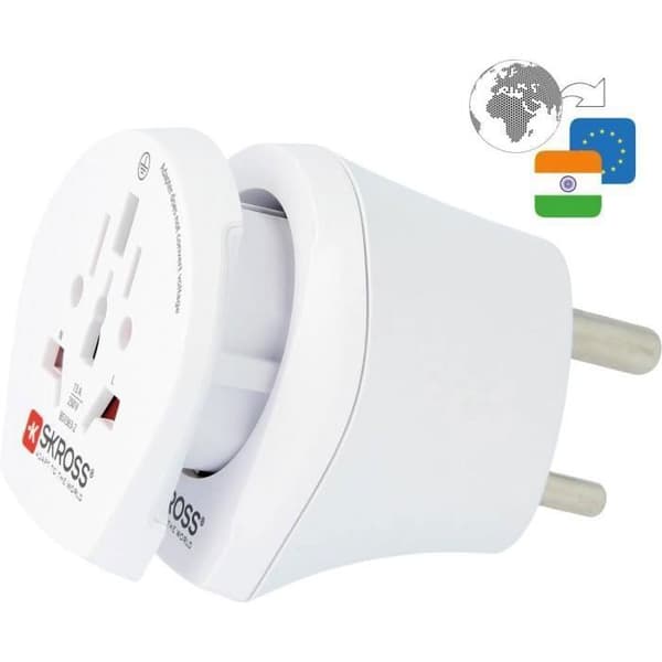 LADDARE - NÄTADAPTER | Skross CO W till IND Reseadapter 1.500215-E CO W till IND 1 st (s)