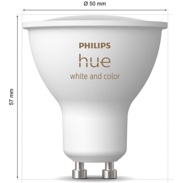 Philips Hue White and Colour Ambiance GU10 400lm 1-pk
