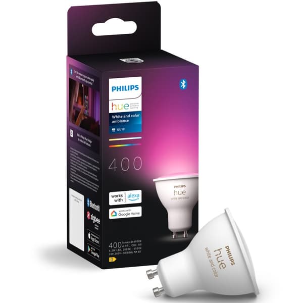 Philips Hue White and Colour Ambiance GU10 400lm 1-pk