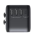 Miniatyrbillede 5 af 6: Joyroom Rejseadapter 17W med EU / US / UK / JP / AU / CN - Svart