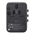 Miniatyrbillede 3 af 8: Joyroom Rejseadapter 65W med EU / US / JP / AU / UK / CN - Svart
