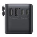 Miniatyrbillede 4 af 8: Joyroom Rejseadapter 65W med EU / US / JP / AU / UK / CN - Svart