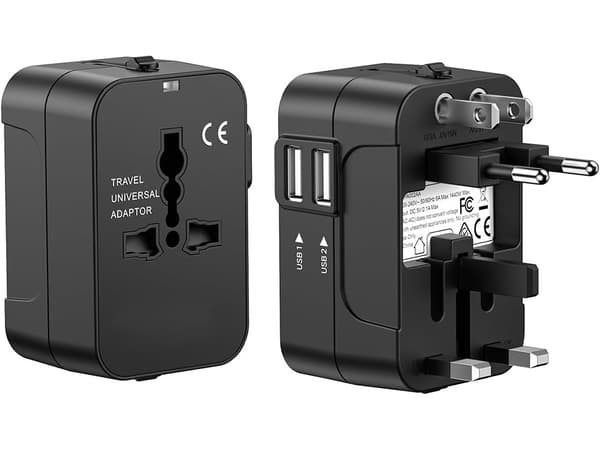 EU/US/UK/AU Reseadapter / Väggadapter - Resa