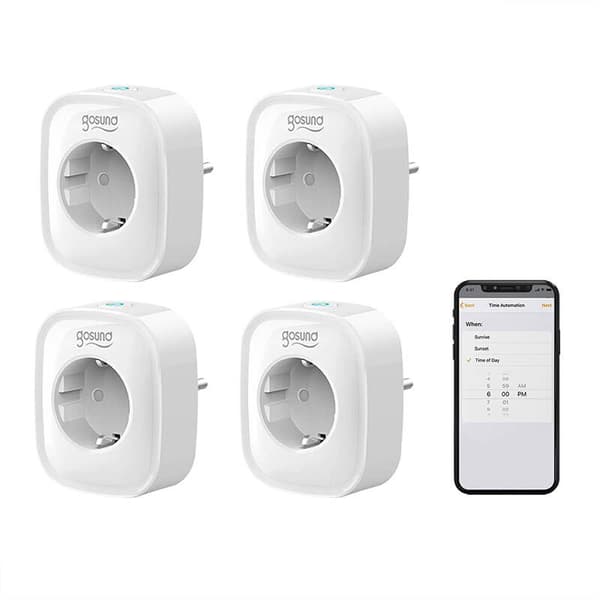 Smart stikkontakt WiFi Gosund SP1 (4-pak) Tuya