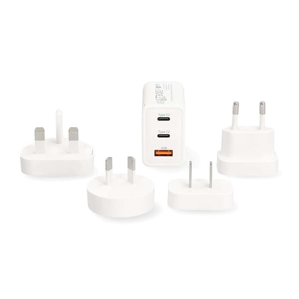Nedis Travel Adapter | 100 - 240 V AC 50/60 Hz | 65 W | Hvit
