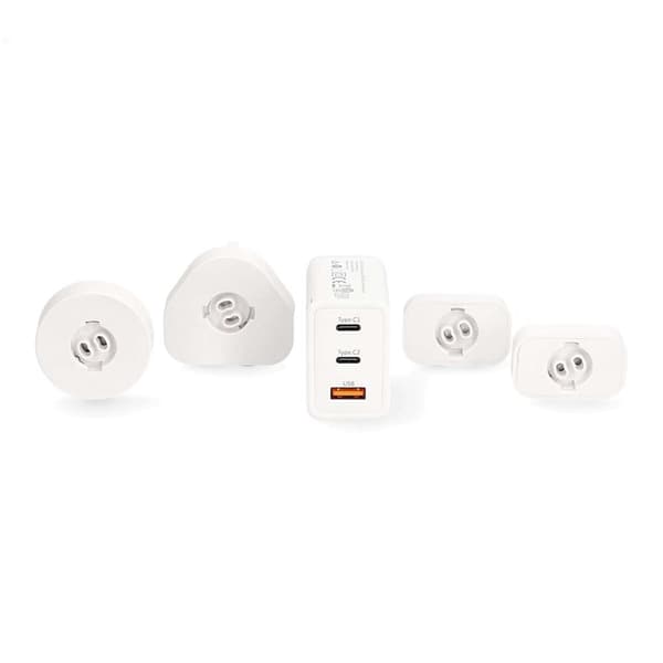 Nedis Travel Adapter | 100 - 240 V AC 50/60 Hz | 65 W | Hvit