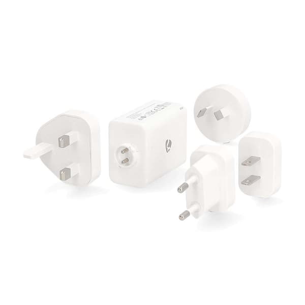 Nedis Travel Adapter | 100 - 240 V AC 50/60 Hz | 65 W | Hvit