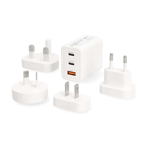 Nedis Travel Adapter | 100 - 240 V AC 50/60 Hz | 65 W | Hvit