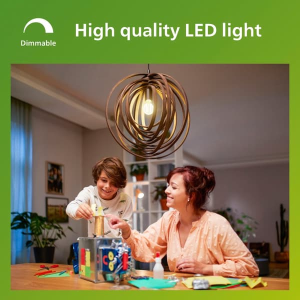 Philips LED E27 Normal A60 7,3W (100W) Frostad 1535lm Dimbar 2700K Energiklass A