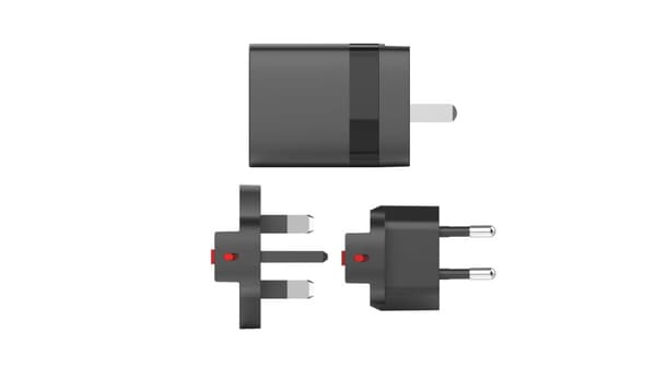 Speedlink Reiselader USB-A og USB-C 15W for USA, Storbritannia og EU, svart