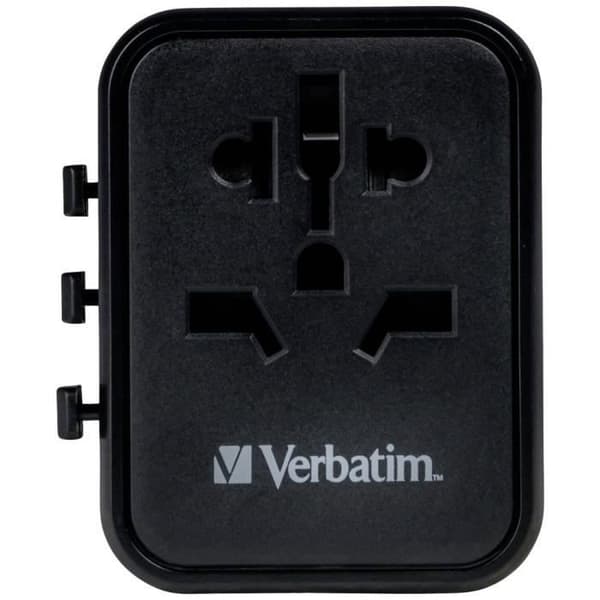 Reseadapter - VERBATIM - Universal reseadapter UTA-02 PD20W / QC / 1xUSB / 1xType-C