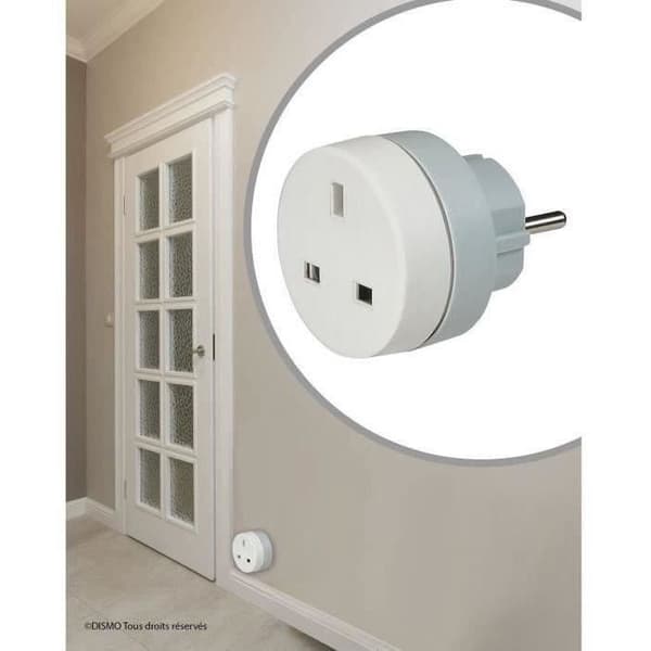 LEGRAND England / Frankrike adapter - 2 faser + jord