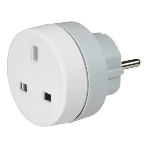 LEGRAND England / Frankrike adapter - 2 faser + jord