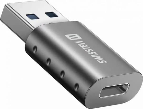 Swissten - 55500200 - USB-adapter USB-A(M)/USB-C(F)