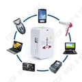 Miniatyrbild 4 av 4: TD® International Travel Adapter Universalkontakt med 2 USB-portar (1A) Nät 220V - 110V AU USA EU