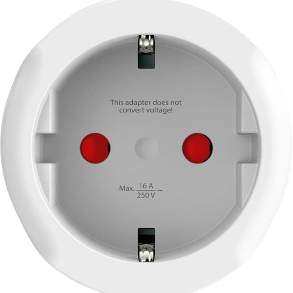 SKROSS Travel adapter Europe to Switzerland + Italy + Brazil - For 2- and 3-pole devices (grounding or Euro-plug)