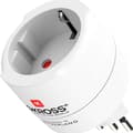 Miniatyrbilde 1 av 4: SKROSS Travel adapter Europe to Switzerland + Italy + Brazil - For 2- and 3-pole devices (grounding or Euro-plug)