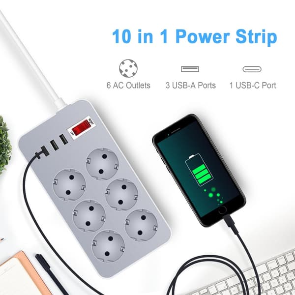 INF EU-standardipistorasia USB- ja Type-C-porteilla