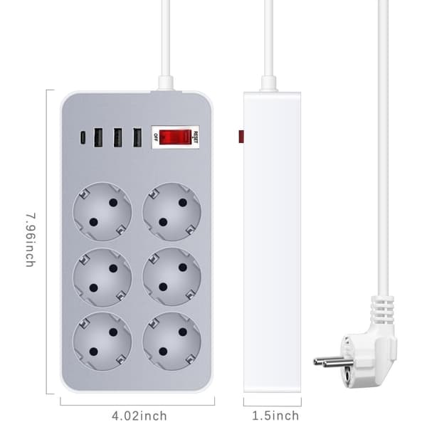 INF EU-standardipistorasia USB- ja Type-C-porteilla