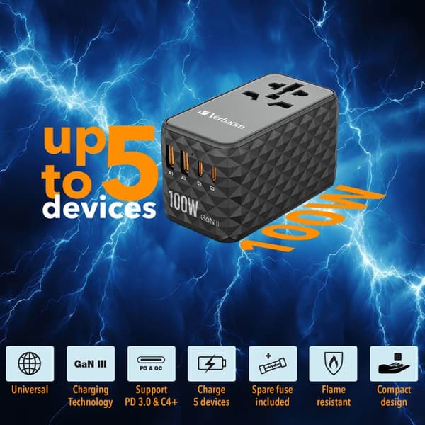 VERBATIM Universell adapter