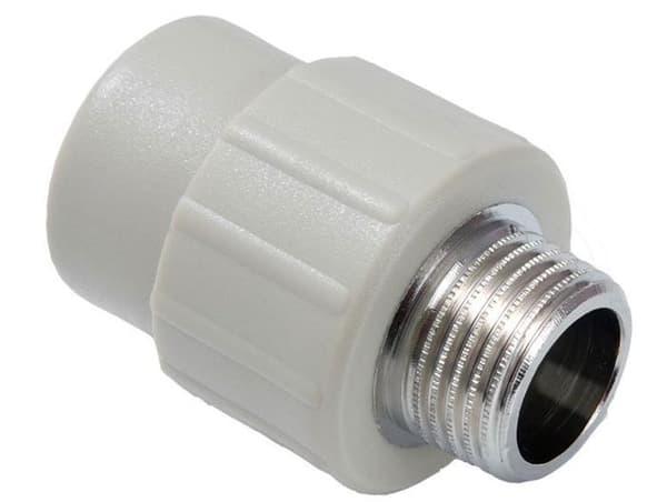 Detal-met - MGZ20X1/2 - Koppling PP GZ i metall 20 mm x 1/2-