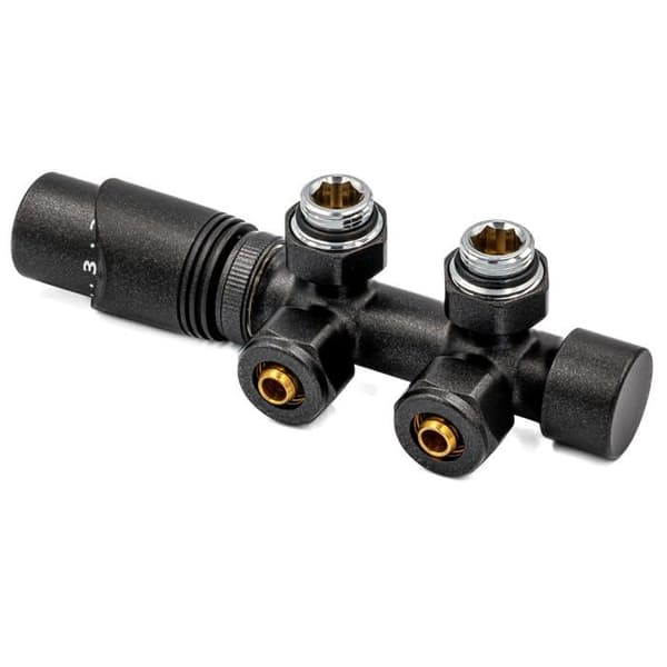 Invena - CZ-90-015 - DUOPLEX FÖR NEDRE ANSLUTNING 50MM GRAFIT