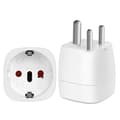 Miniatyrbillede 4 af 4: INF EU til Universal Rejseadapter, Kompakt Design Hvid