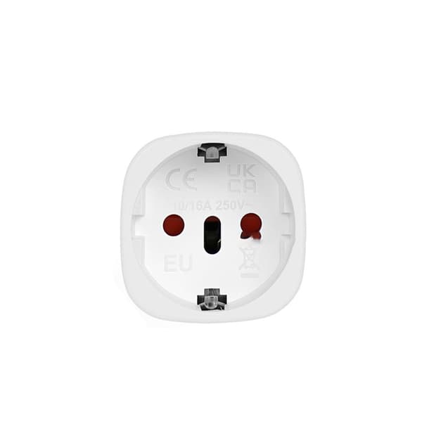 INF EU til Universal Rejseadapter, Kompakt Design Hvid