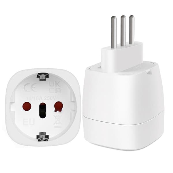 INF Europeisk Reiseadapter: Italia Plugg Adapter, 16A Strøm