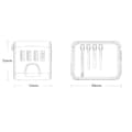 Miniatyrbillede 6 af 6: Lollanda Global Travel Adapter – Universal Multi-Country Plug Converter – 3 USB + 1 Type-C hurtigopladning – Kompakt og bærbar oplader