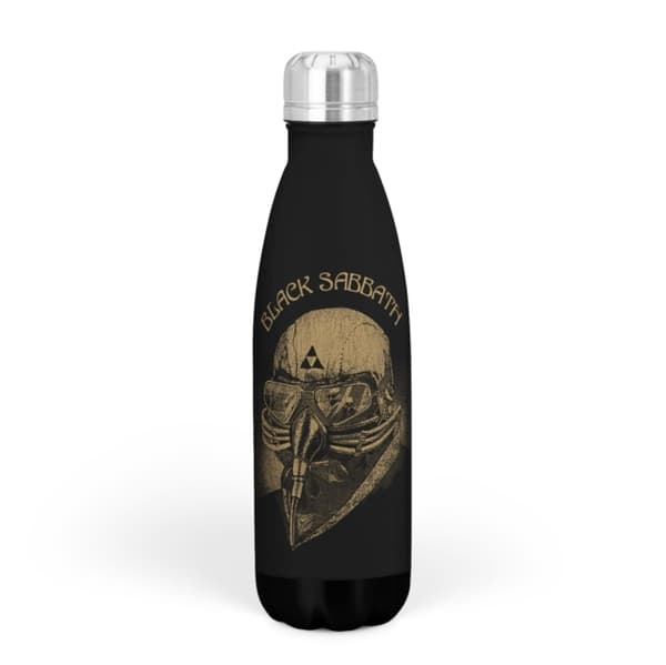 Metal drink bottle: Black Sabbath Logo