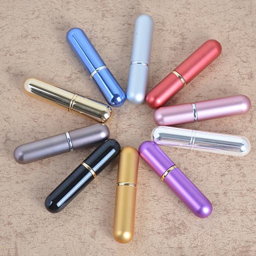 INF Mini refill sprayflaske for parfyme 6 ml Sølv