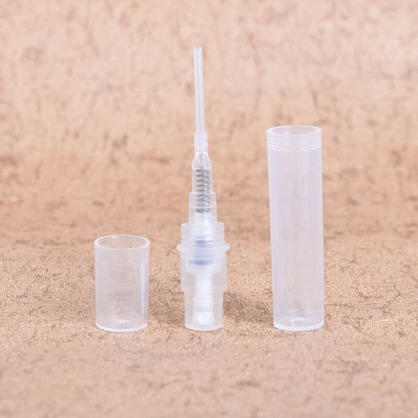 INF Mini refill sprayflaske/ rejseflaske til parfume 5-pak Gennemsigtig 3 ml