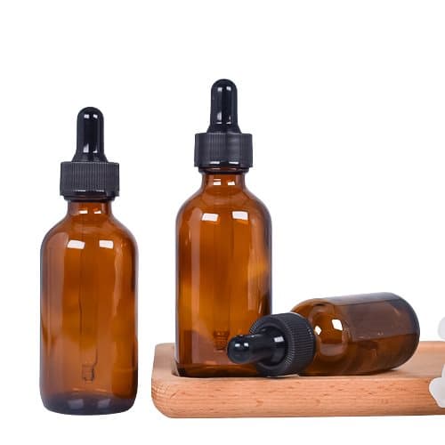 INF Genopfyldelig dråbeflaske med pipette Brun 15 ml