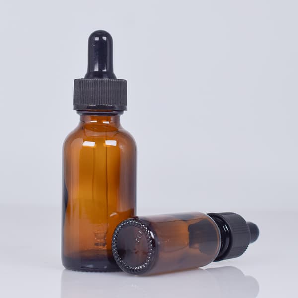 INF Genopfyldelig dråbeflaske med pipette Brun 15 ml