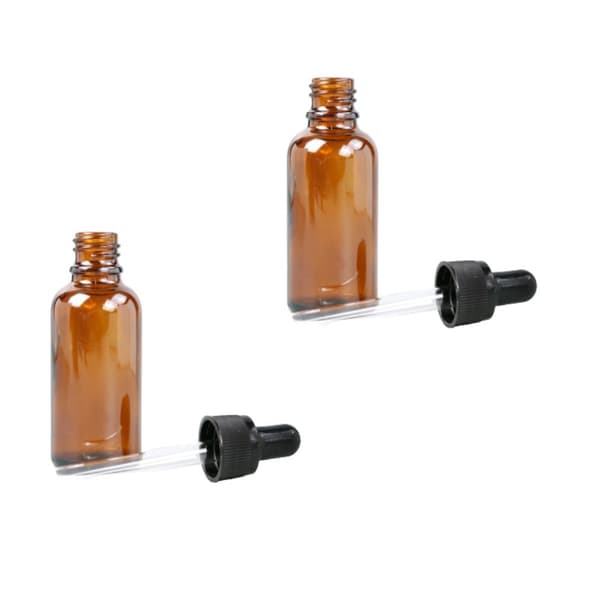 INF Genopfyldelig dråbeflaske med pipette Brun 15 ml