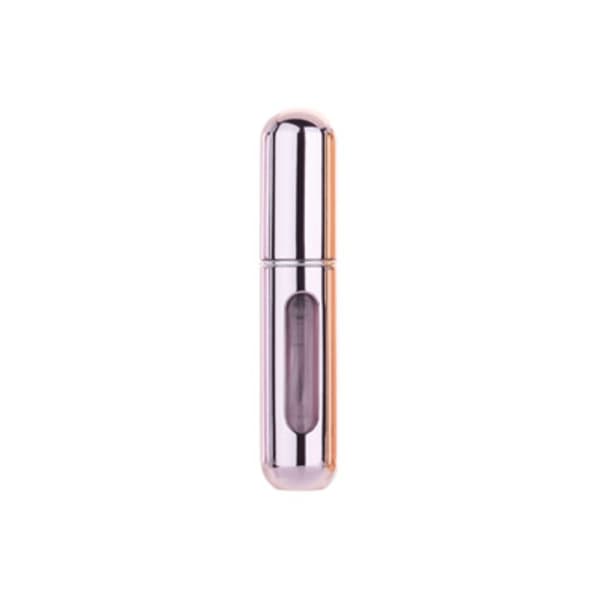 Liten Refill Flaska för Parfym Återfyllbar Metallic Rosa