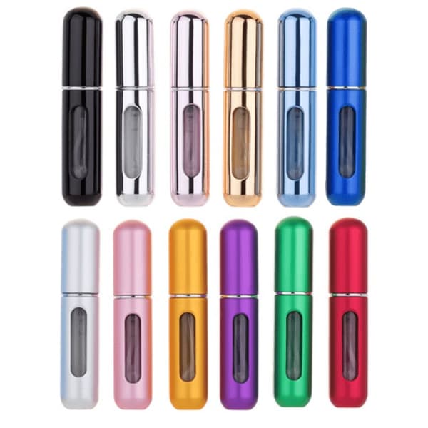 Genopfyldelig Smart Parfumeflaske 5 ml Farvevalg Guld