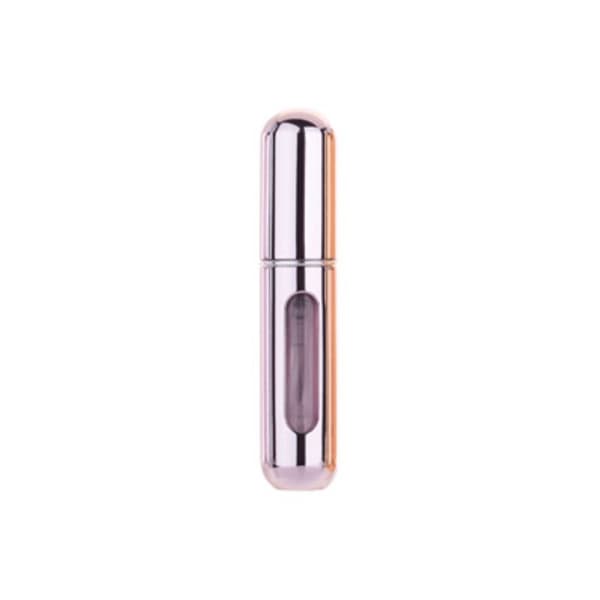 Genopfyldelig Smart Parfumeflaske 5 ml Farvevalg Metallic Pink