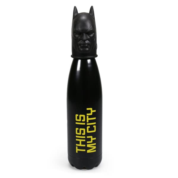 DC Comics - Batman 500 ml metallkolv med 3D-lock