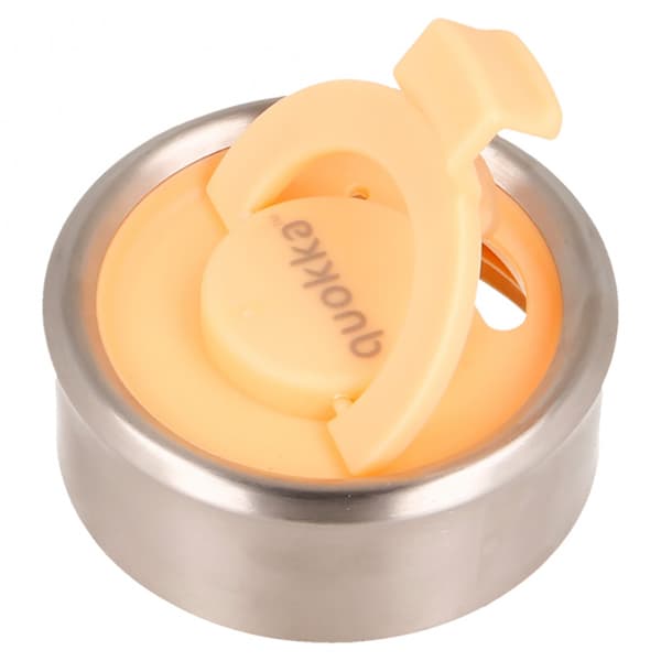 Quokka Boost Kaffe Tumbler - Rustfrit stål termokrus med infuser 400 ml (Aprikos Orange)