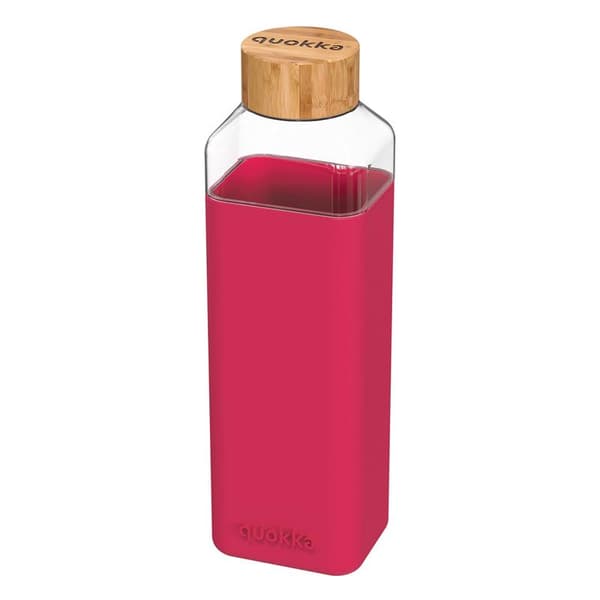 Quokka Storm - Vattenflaska i glas 700 ml (rödbrun)