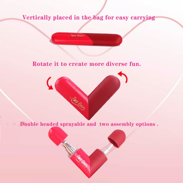 INF Bärbar parfymflaska (5ML+5ML)